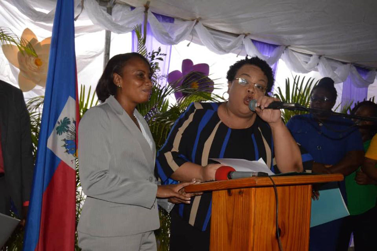 Le ministère à la condition féminine et aux droits des femmes accueille sa nouvelle titulaire Evelyne Sainvil