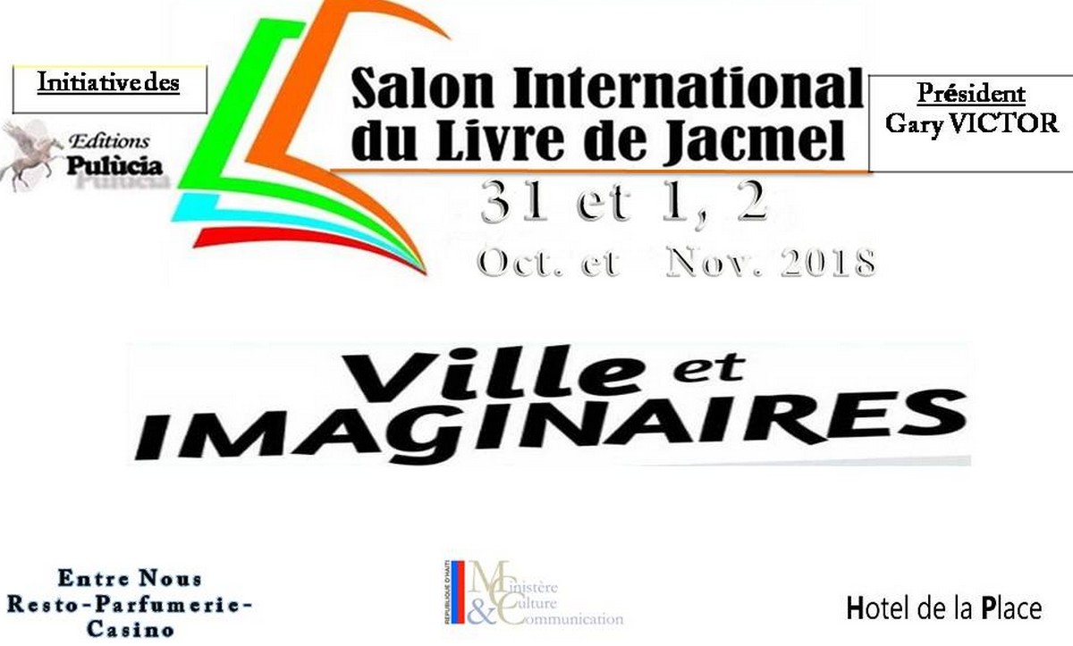Le premier salon international du livre de Jacmel du 31 octobre au 2 novembre 2018