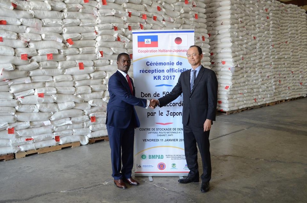 Assistance alimentaire du Japon de plus de 3 millions de dollars américains à Haiti