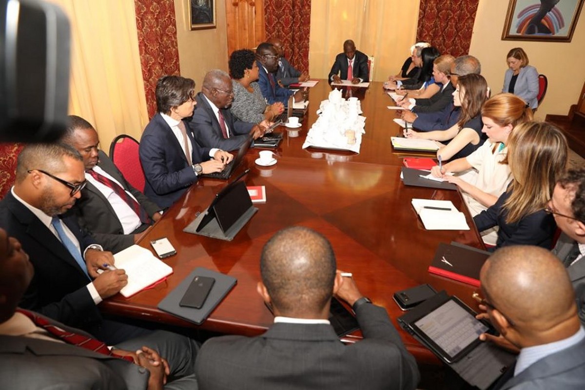 Une délégation de l’OPIC reçue par  le Président Jovenel Moise
